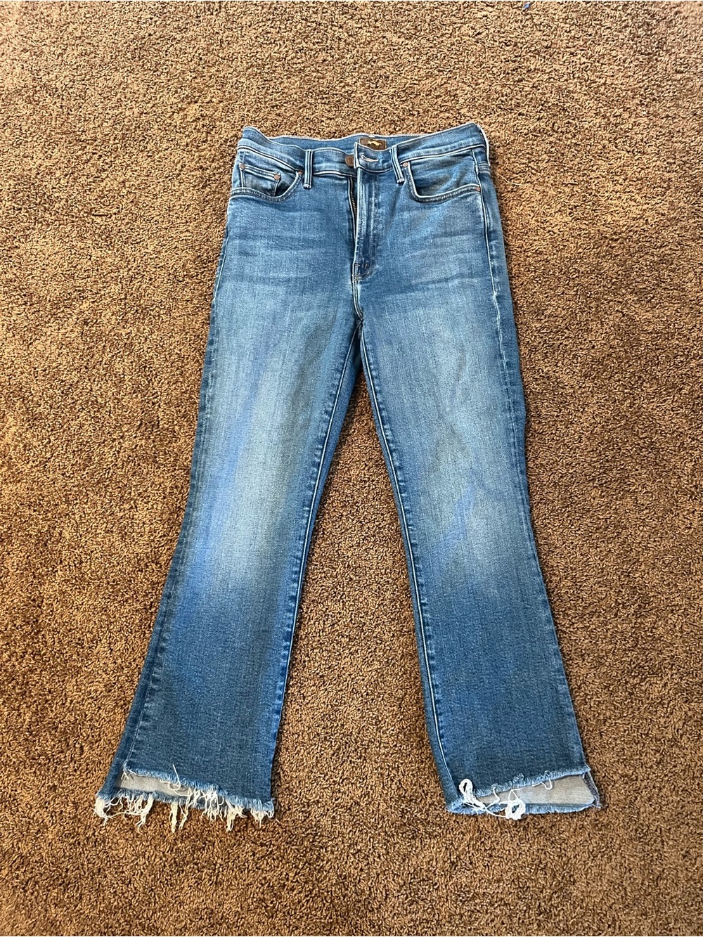 MOTHER denim.   Insider crop